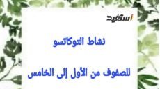 مذكرة تحضير نشاط التوكاتسو للصفوف من الأول إلى الخامس الابتدائي الترم الثاني
