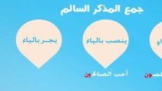 علامات اعراب جمع المذكر السالم