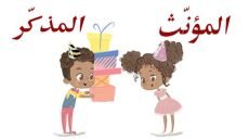كلمات مذكر ومؤنث