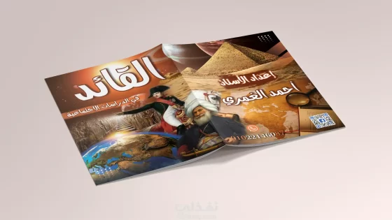غلاف مذكرة تاريخ psd